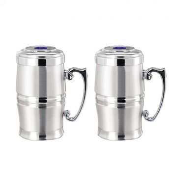Coffee Cup Double Wall Barrel Shaped Stainless Steel Tea Mug - Crockery - Best Price in Pakistan - HitShop.pk